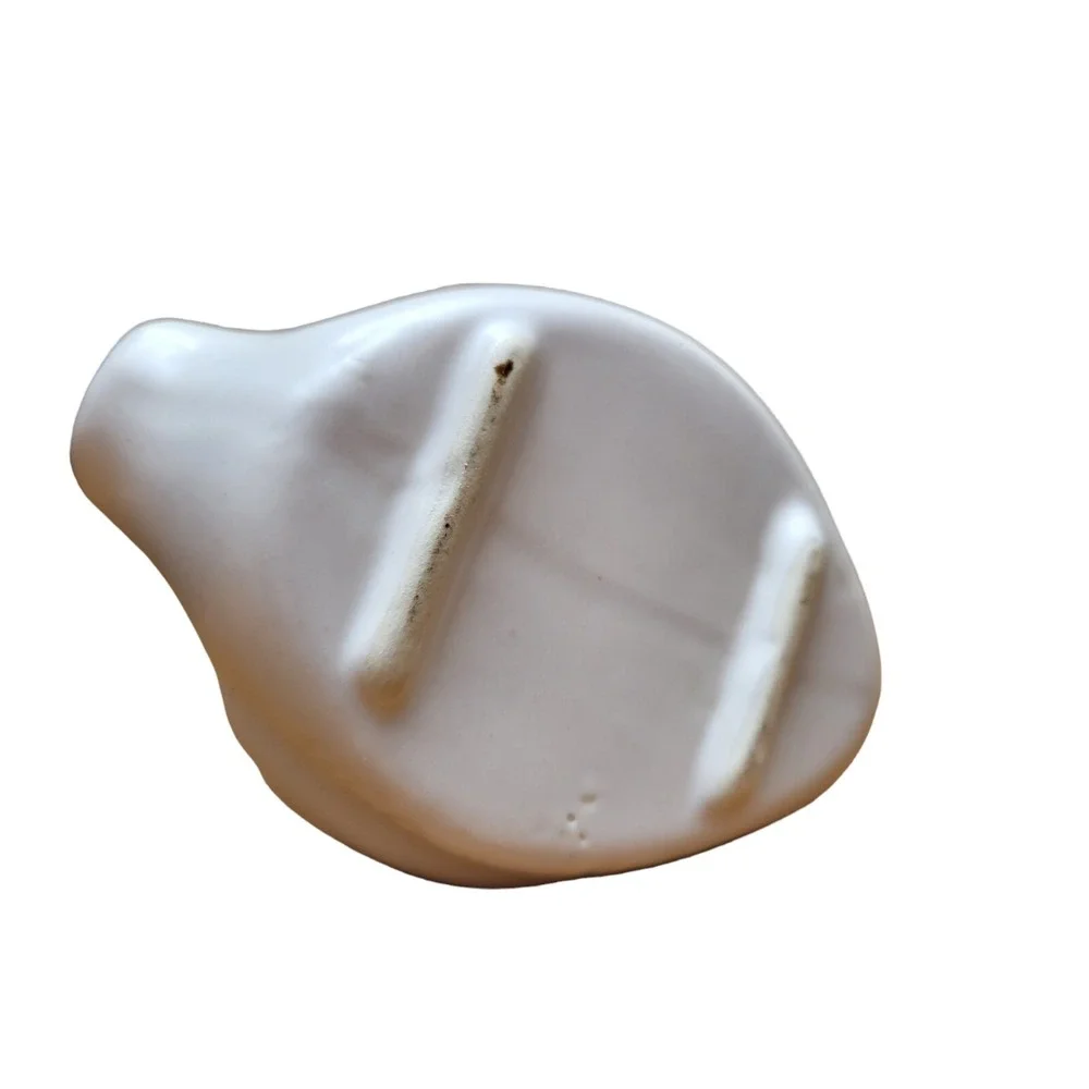 Vintage Hull Matte White Swan Pottery 815 USA Candy Nut Trinket Dish Planter